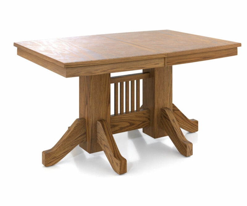 Shaker Double Pedestal Table