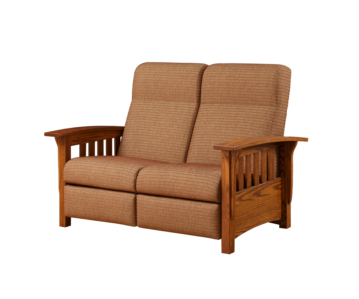 Classic Mission Recliner Love Seat VIZTECH FURNITURE