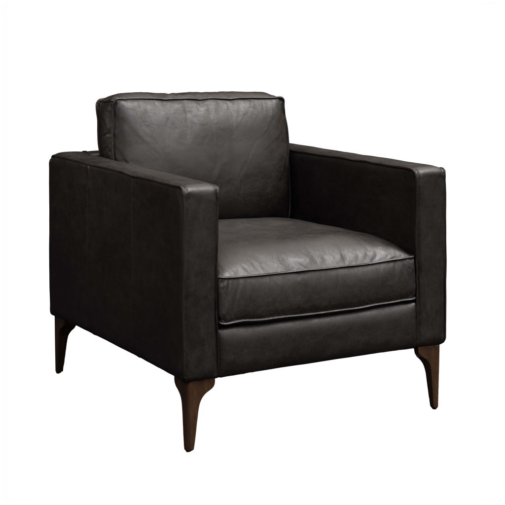 Chair-Heartland Fabric-Black-Leather copy