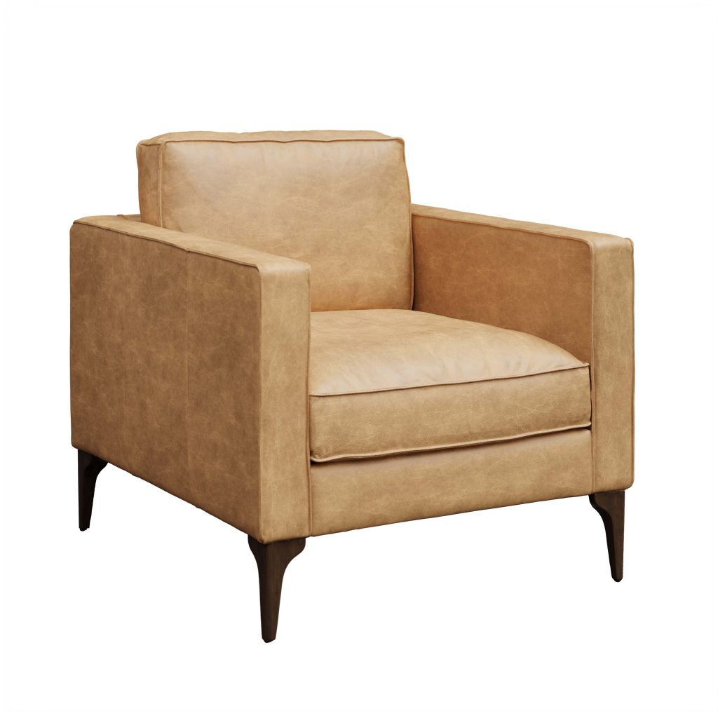 Chair-Heartland Fabric-Vanilla-Leather copy