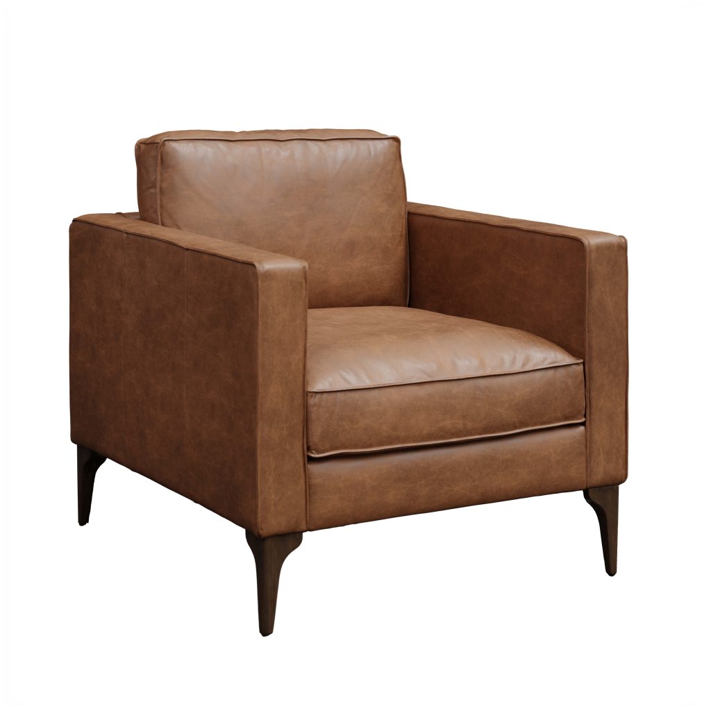 Chair-Heartland Fabric-Whiskey-Leather copy