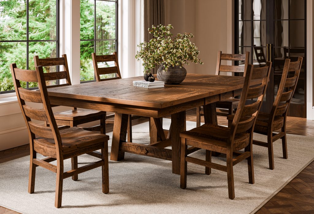 Rustic Red Door-Hawthorne-Collection-Room Setting-Barnwood-FC-Provincial