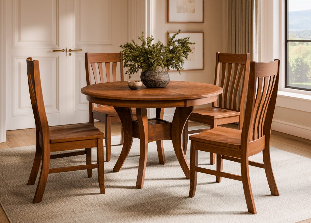 West Point Woodworking-Imperial-Vista-Collection-Room Setting-Brown Maple-Micheals Cherry