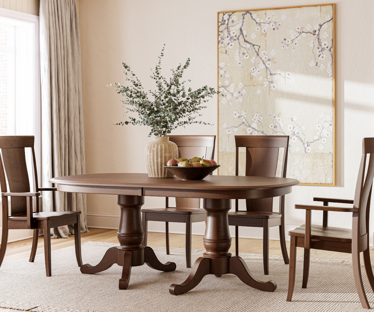 Chancellor Double Pedestal Table Collection | VIZTECH FURNITURE