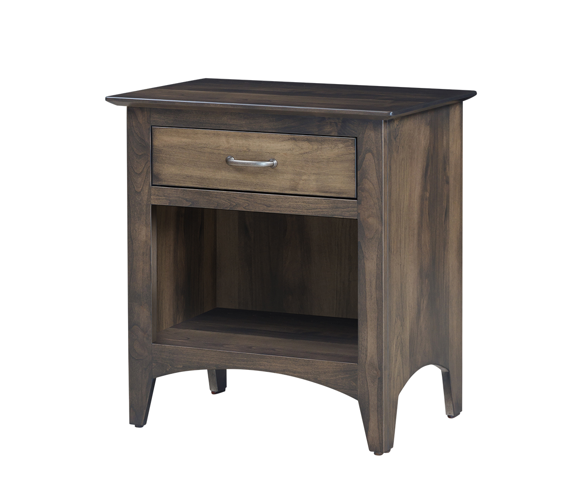 Chelsea 1Drawer Nightstand with Open Bottom VIZTECH FURNITURE