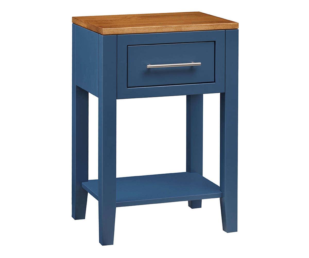 Tuscany 1 Drawer Nightstand with Bottom Shelf VIZTECH FURNITURE