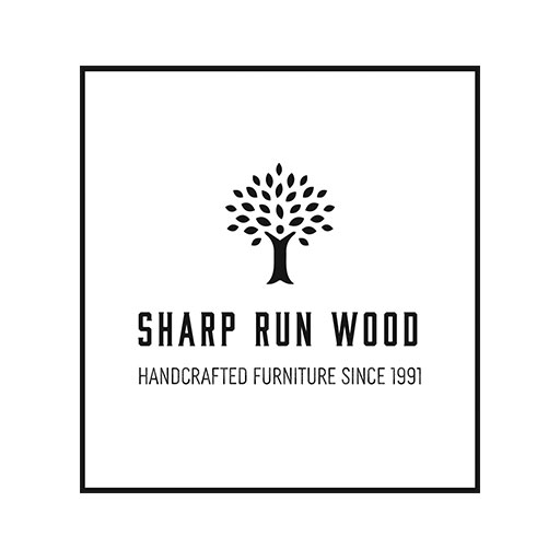 square sharp run wood logo