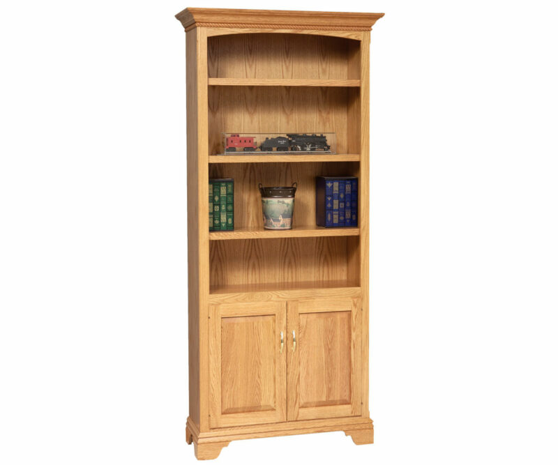 Stockton Bookcase With Doors