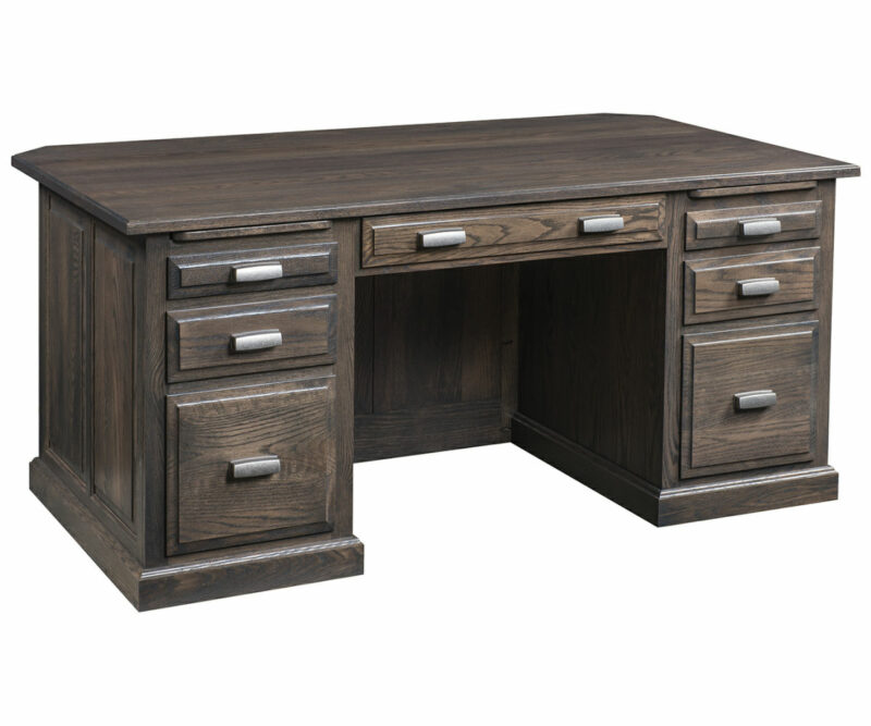 Executive Desk With Raised Panel Back