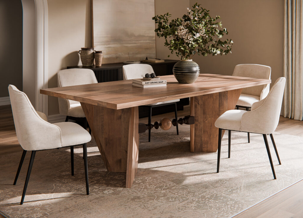 Country Comfort-Loraine-Collection-Room Setting-Brown Maple-Double Time-FINAL