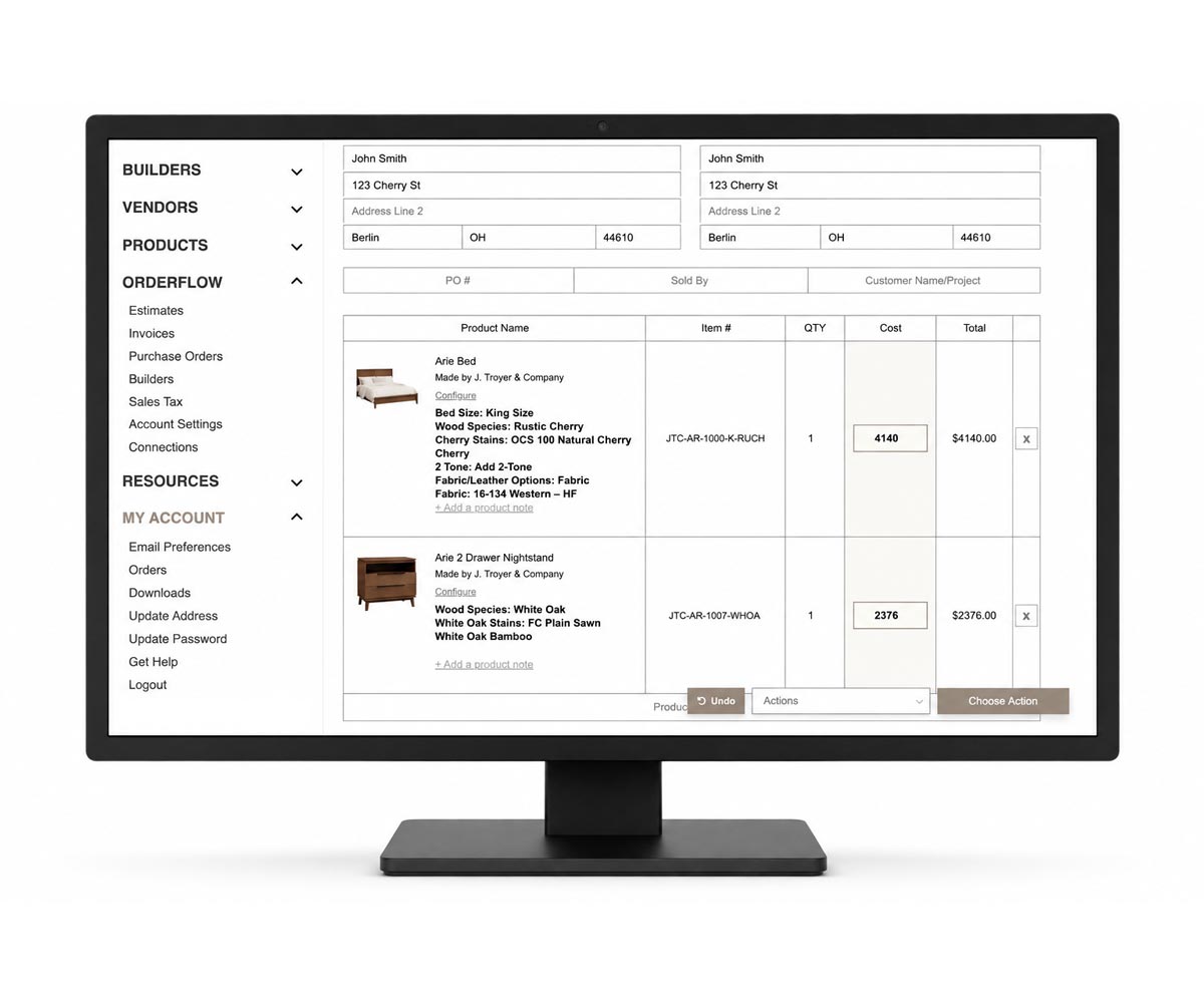 Estimate created by OrderFlow